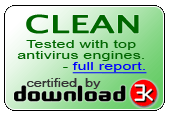 goScreen antivirus report at download3k.com